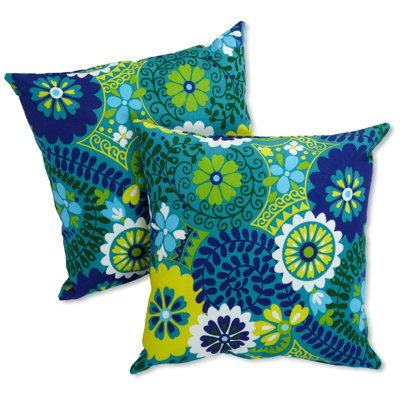 Outdoor Reversible Throw Pillow