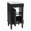 Armoire de salle de bain avec rangement et lavabo en céramique et tablette réglable-302309363