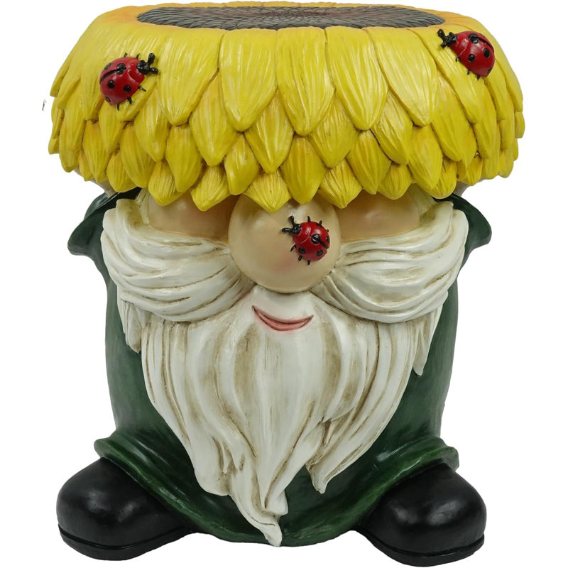 Support à fleur de tournesol Gnome
