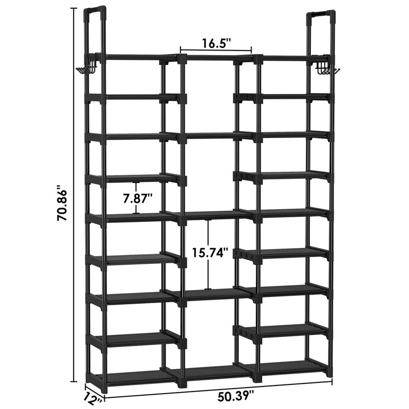 50 Pair Shoe Rack
