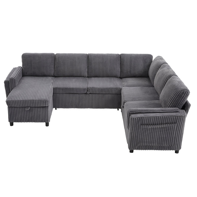 Divan-lit convertible, Gris