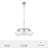 Hunter Saddle Creek 3 Light Convertible Chandelier Ceiling Light Fixture