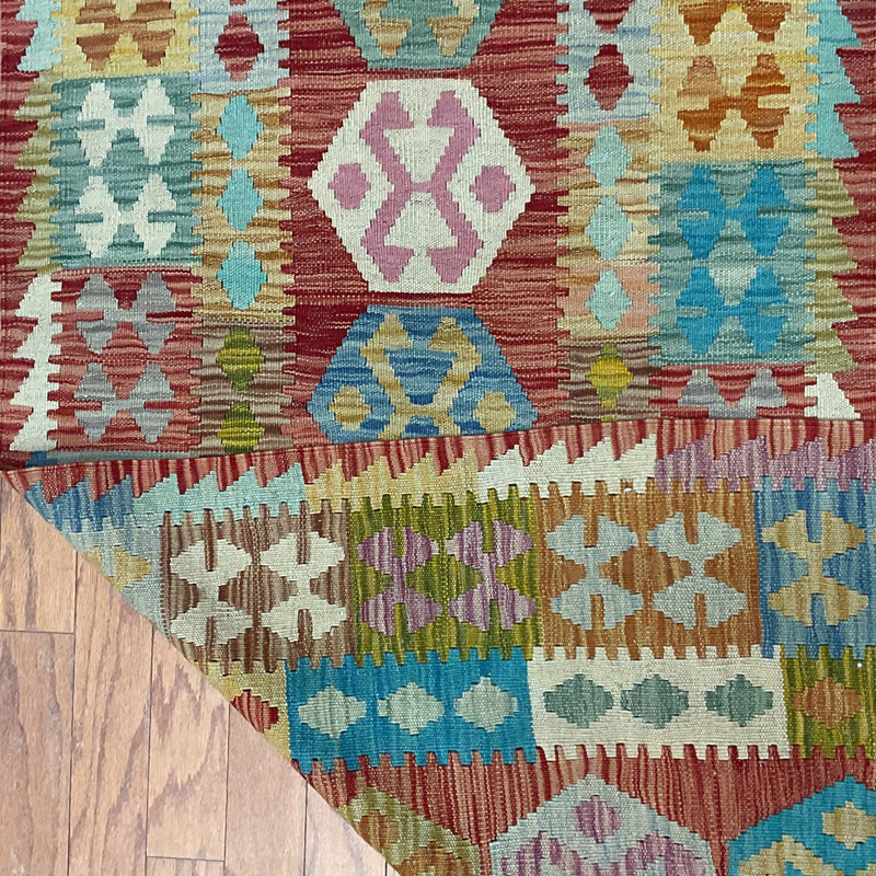  Handmade Kilim Wool Runner