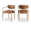 Chaise rembourrée en cuir Eligah-217157784-217157787