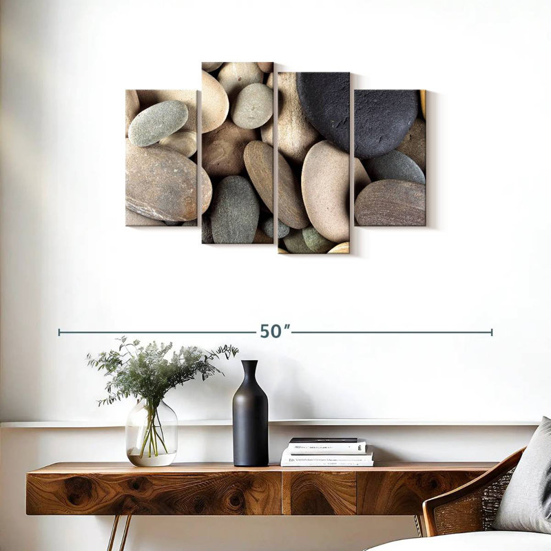 Kerrick Brown Pebbles, 22" H x 36" W