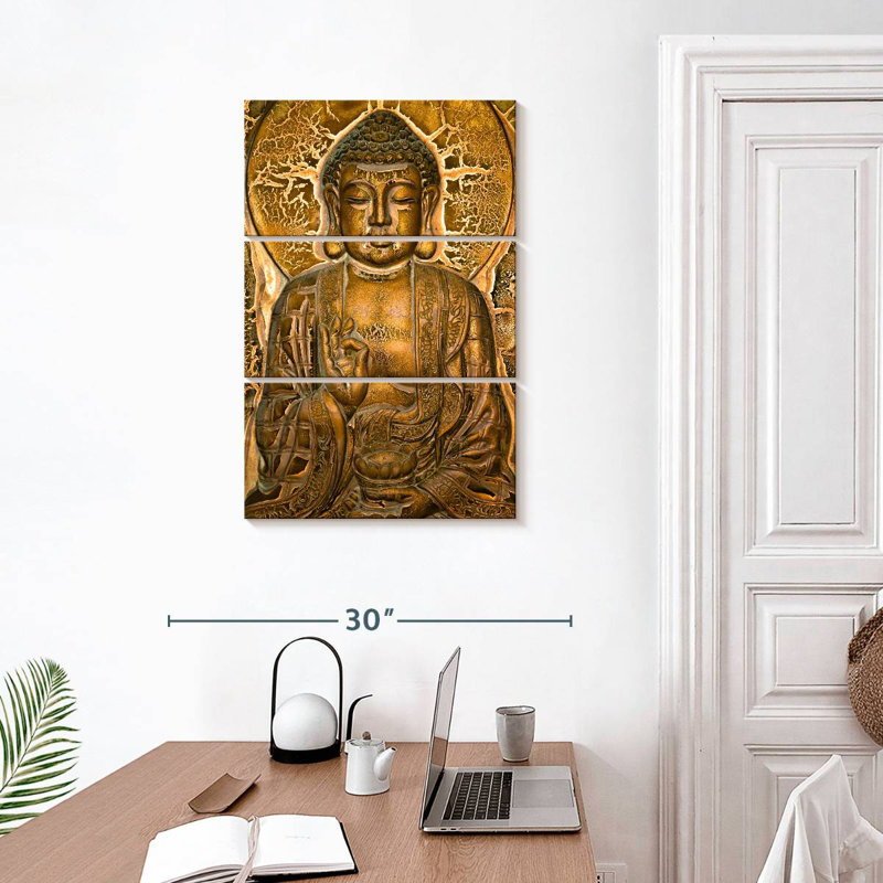 Adella Buddha Mural, 32" H x 20" W