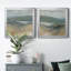 «Rolling Seaside I», ensemble de 2 peintures sur toile encadrées-1703698578-1703698579
