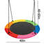 Balançoire d'extérieur 40 pouces pour soucoupe et balançoire ronde imperméable pour enfants et adultes
