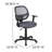 Mid-Back Mesh Swivel Ergonomic Task Office Chair - Arms-1665507216