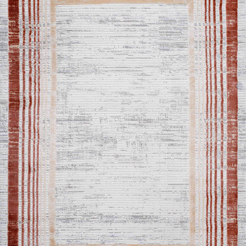 Collection Bordered Non-Shedding Living Room Bedroom Dining Home Office Stylish And Stain Resistant Area Rug, Brown