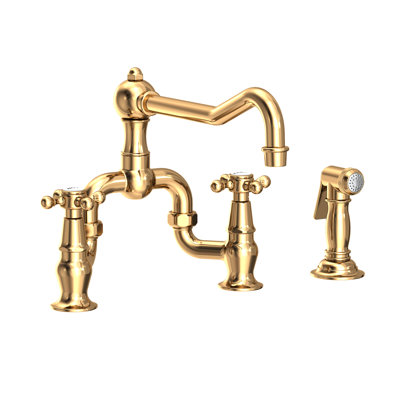 Chesterfield Bridge Faucet with Side Spray