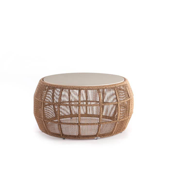 Calixto Outdoor Round Coffee Table