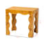 La table de bout Eloise Natural Burl Wood est moderne et contemporaine