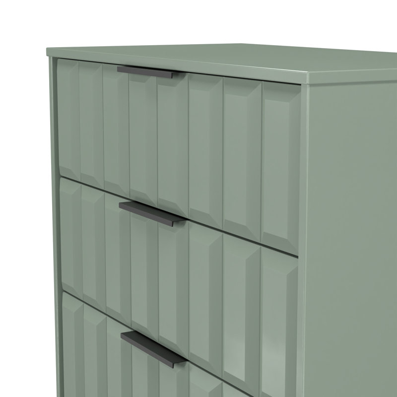 Rudolfine 4 Drawer Deep Chest, Green