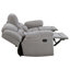 Canapé inclinable gris Sebring