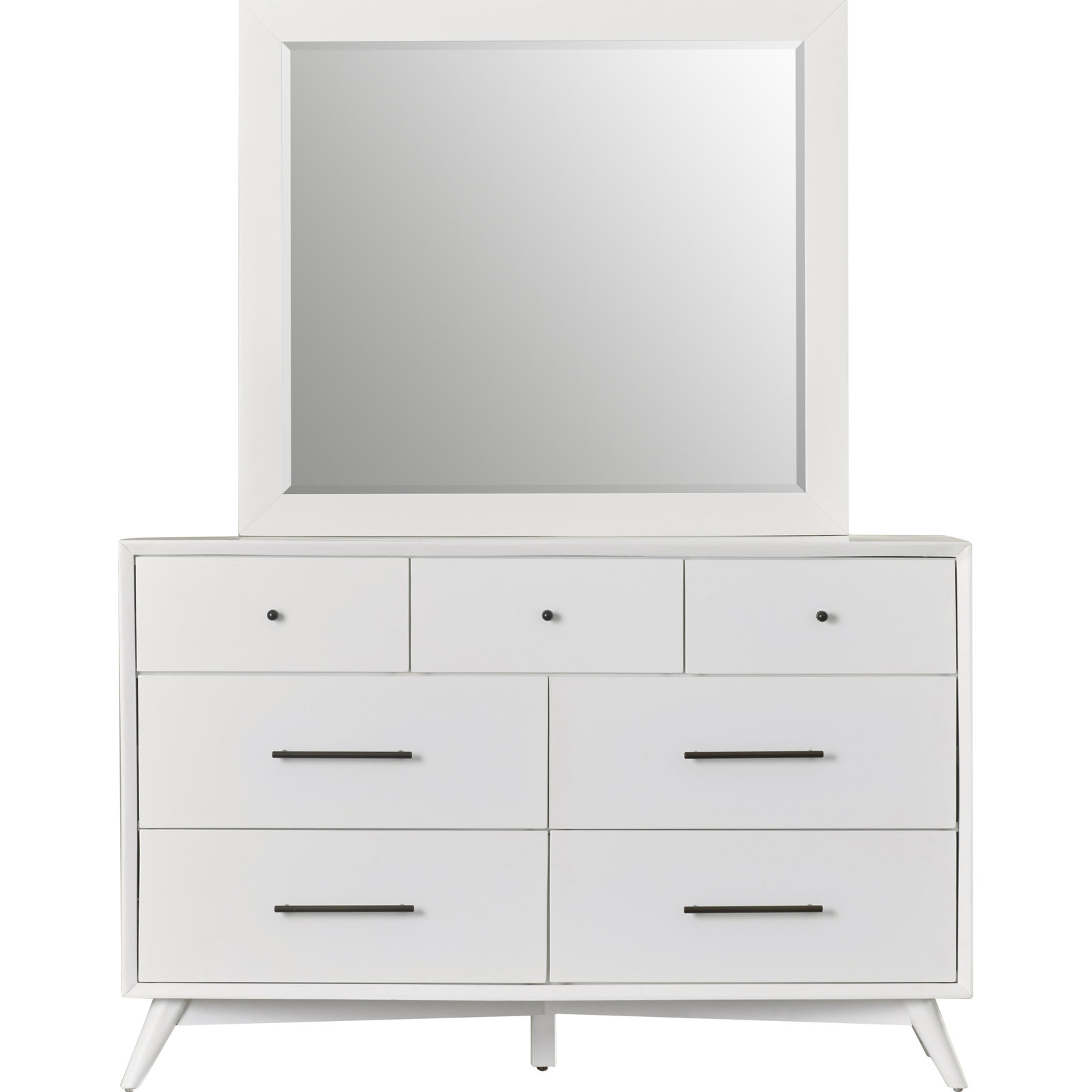 Williams Dresser Mirror, White