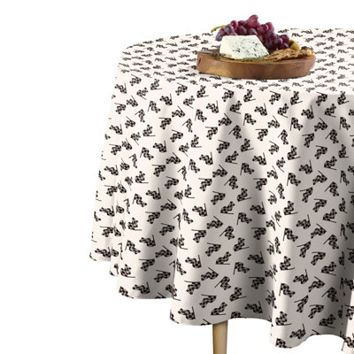 Gershman Geometric Round Tablecloth