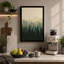 Quiet Northern Forest Scandinavian - Wrapped Canvas-317432065-317432071