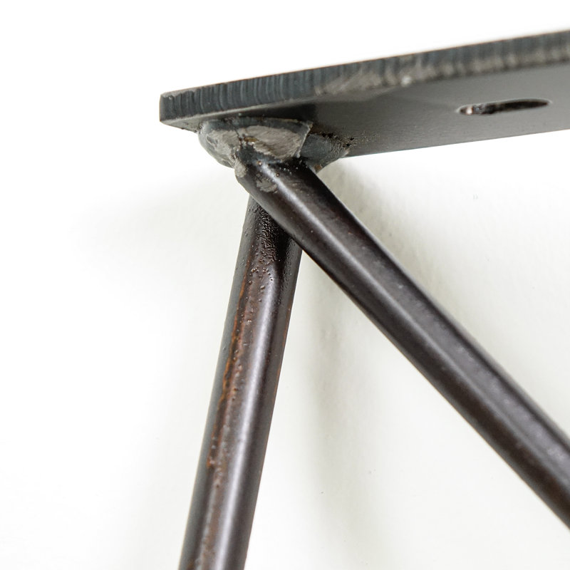 Benita Table Leg, Silver, 75cm H x 72cm W x 1cm D