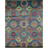 Mohit Wool Geometric Area Rug in Multicolor