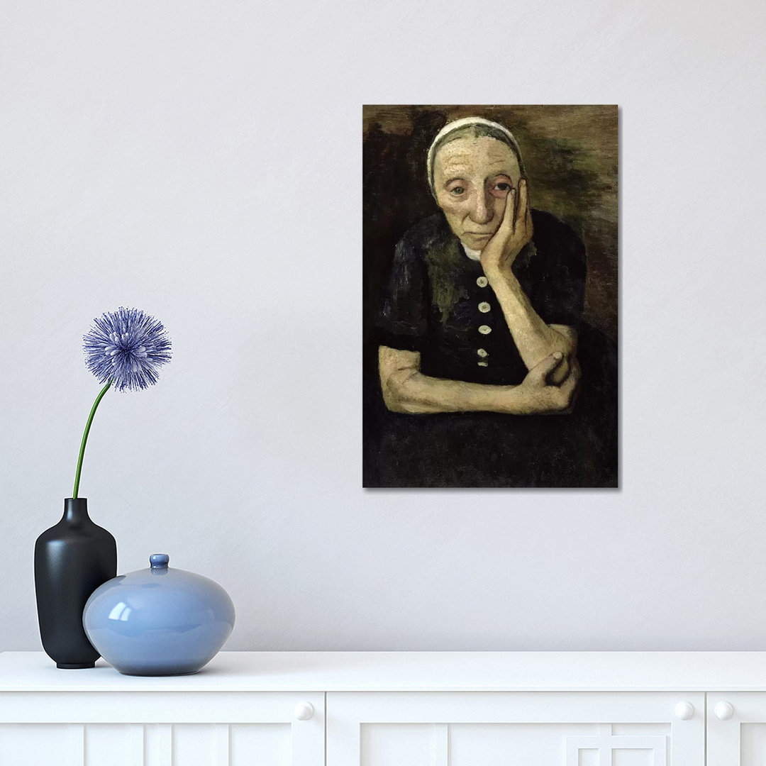 The Old Farmer, 1903 by Paula Modersohn-Becker - Wrapped Canvas Painting