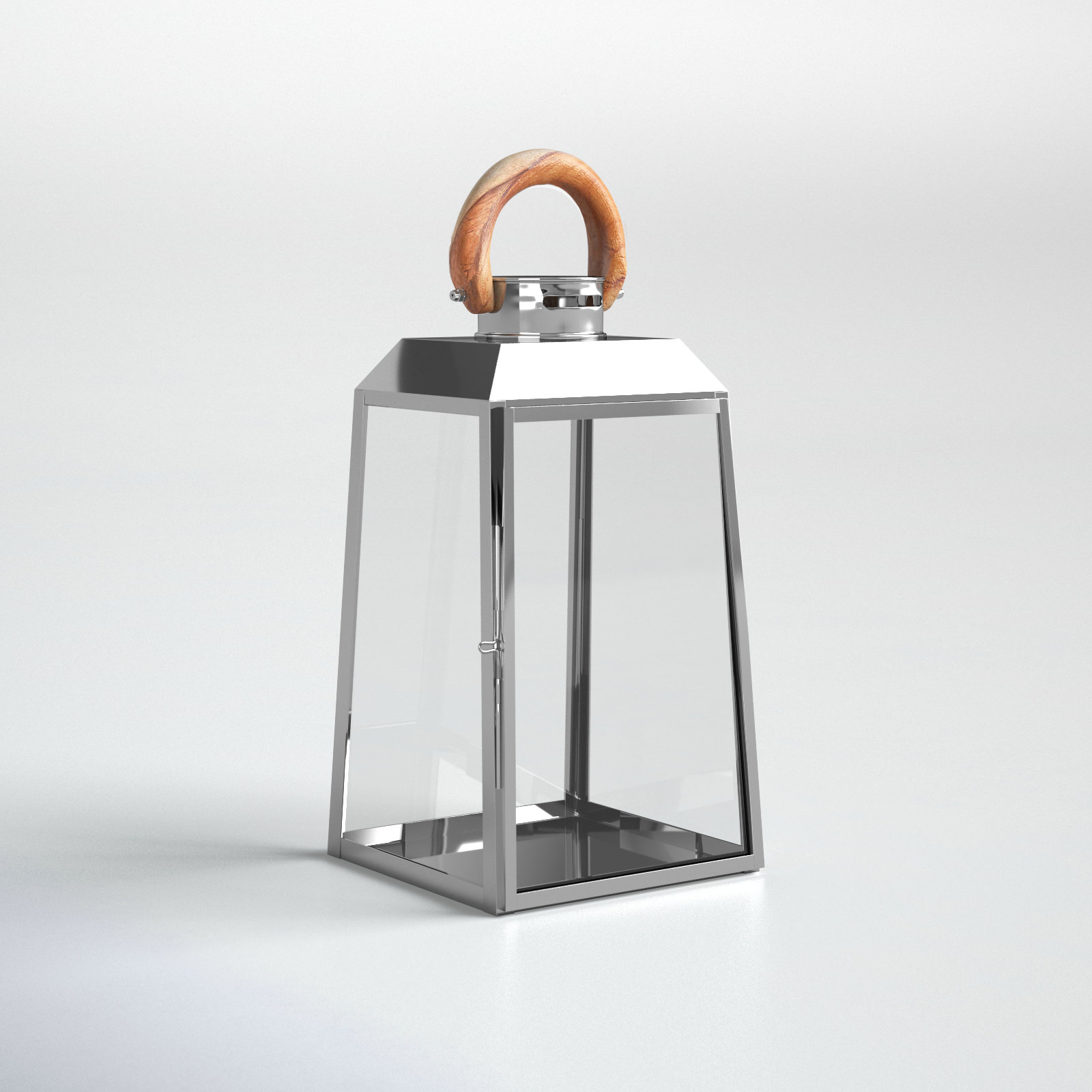 Tabletop Lantern, 15.25" H x 8.50" W x 8" D