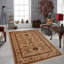 Tapis brun / beige / rose à motif oriental en laine noué à la main 9 pi 4 po x 12 pi 2 po Grigori