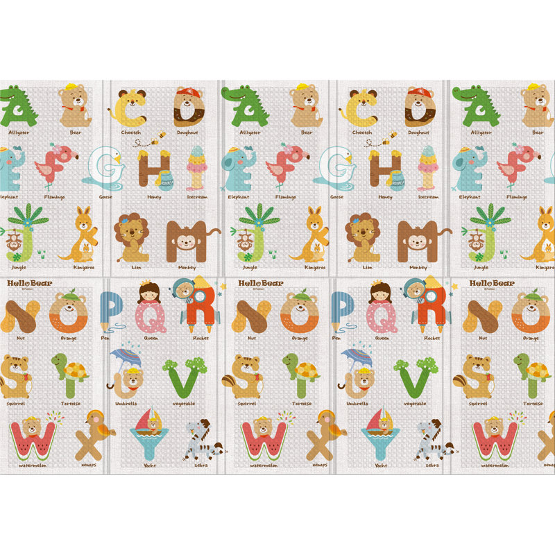 Parklon ABC and Chevron Double-Sided Folding Play Mat