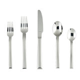 Still 5 Piece 18/10 Stainless Steel Flatware Set, Service for 1