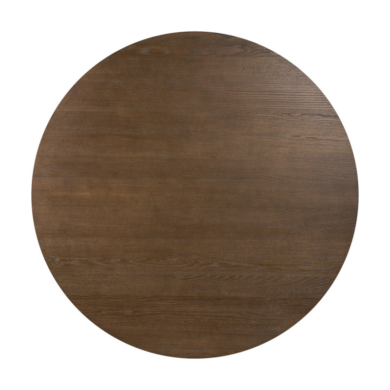 Eastman Dining Table -Light Weathered Oak, 30" H x 60" W x 60" D, Sienna Oak