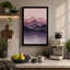 Mountains at Dusk Scandinavian - Wrapped Canvas-784753102-784752955