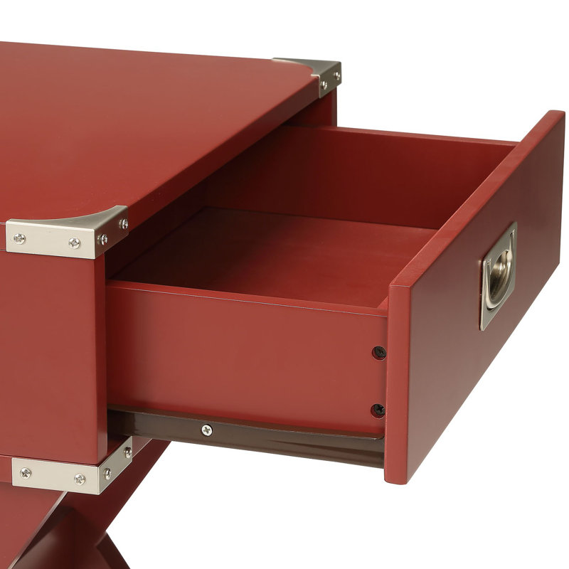 Table d'appoint Babs, Rouge