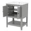Meuble-lavabo 24 po avec lavabo en céramique-519092131