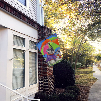 Hvidovre Double Sided 40'' H x 28'' W Polyester Animal House Flag