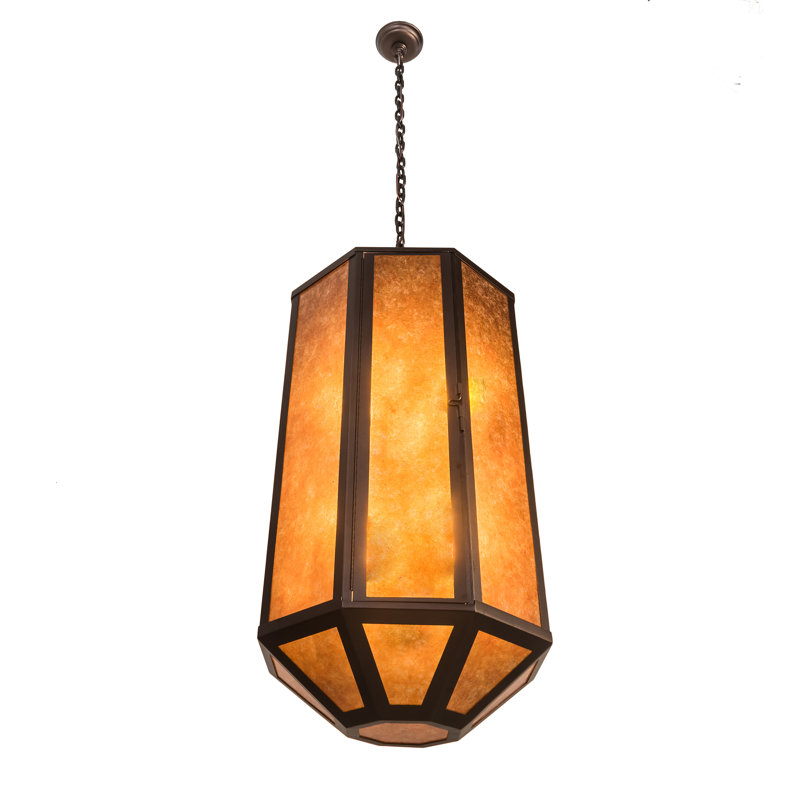 Luminaire suspendu géométrique 8 lumières