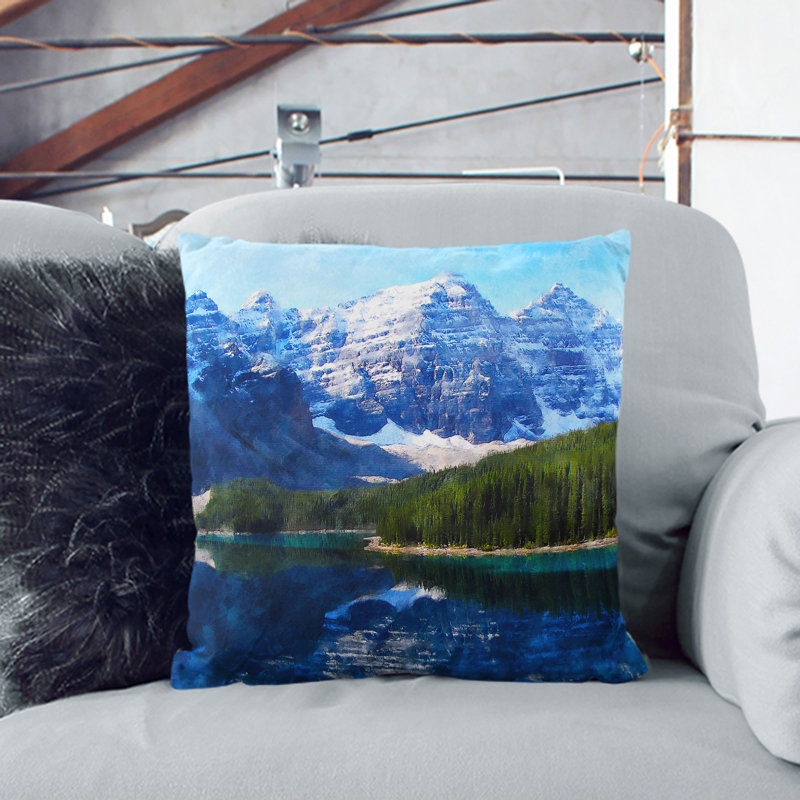 Square Cushion, 40cm H x 40cm W x 15cm D, Black