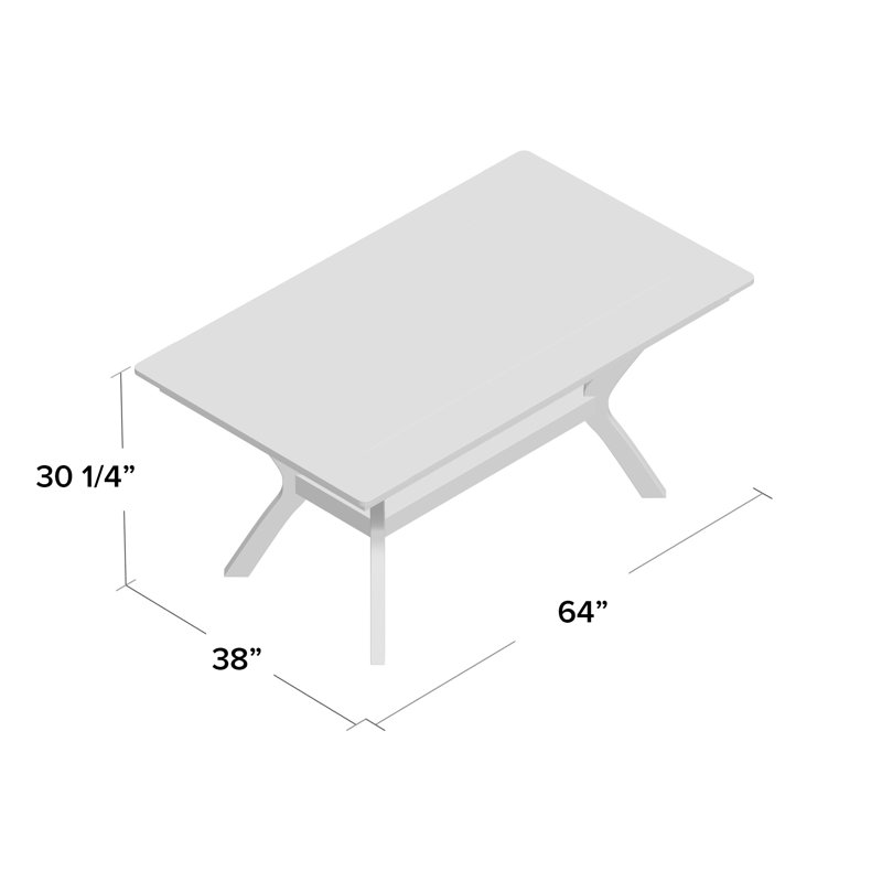 Gabaldon Solid Wood Base Dining Table, Dark Cherry/ Ivory