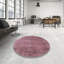 Tapis rose à motif abstrait Rupelmonde-578458308