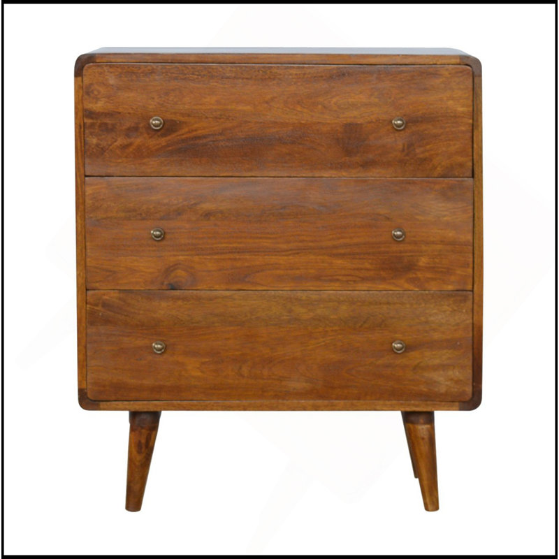 Commode courbée courbée