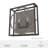2 - Light Dimmable Flush Mounted Sconce-63574005