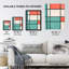 Abstract Composition Painting Lines Wall Art Print