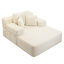 Canapé-lit convertible 2-en-1, velours côtelé moelleux rembourré avec 3 coussins, canapé-lit en mousse à compression sans cadre avec poche de rangement latérale, appartement sans assemblage pour petit salon