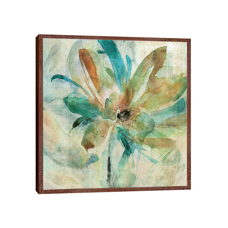 Vivid Spring by Carol Robinson - Painting on Canvas, Classic Brown Wood Framed Canvas, 66.04 cm H x 66.04 cm W