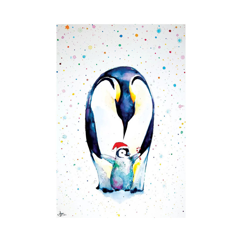 Little Steps (Christmas) by Marc Allante - Wrapped Canvas Gallery-Wrapped Canvas Giclée, 152.5 cm H x 101.5 cm W