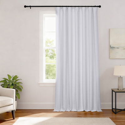 Dondie Extra Wide Performance Polyester Hotel Blackout Curtains - Single Panel Drapes