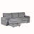 Upholstery Sleeper Sectional Sofa-1644585193