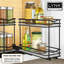 Rangement à épices pour armoires de cuisine intérieur Lynk ProfessionnelAL® - 4 1/4 po, noir