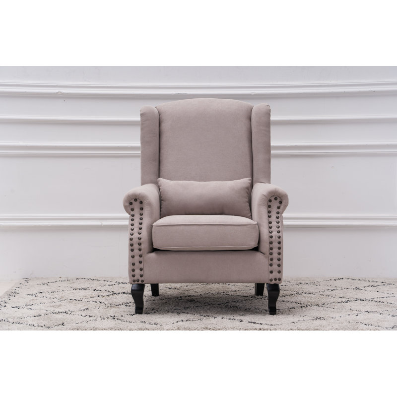 Safira Upholstered Armchair, Beige