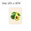 "Fresh Green Fruit", reproduction d'art sur toile, 24 x 18 pouces, Premium Home Modern