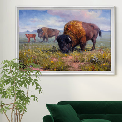 Family Outing - Cadre photo, reproduction d'art sur toile